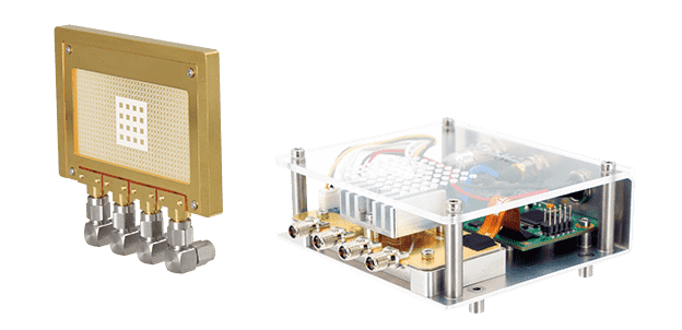 BBoard with detachable antenna Antenna engineers utilize BBoard to verify their designs by docking antenna into BBoard and to obtain more insights about beamforming.