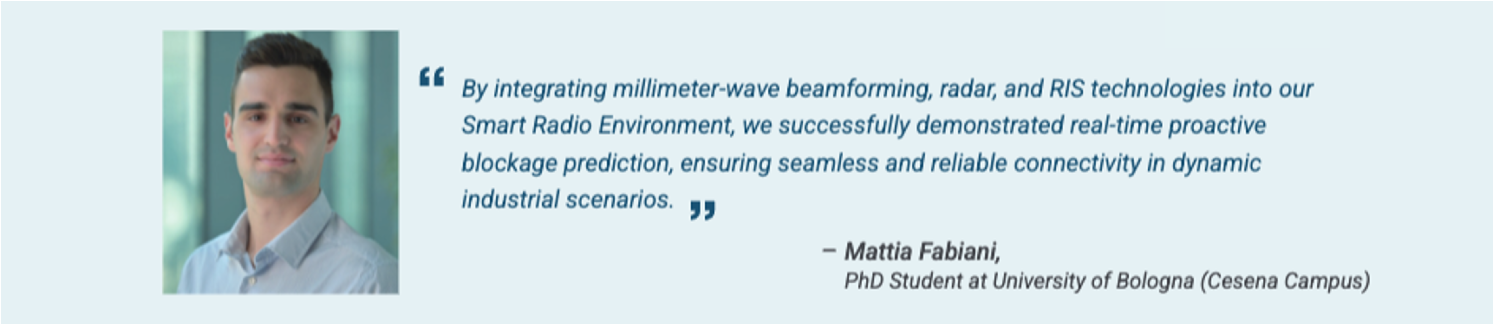 Mattia Fabiani, PhD Student at University of Bologna (Cesena Campus)
