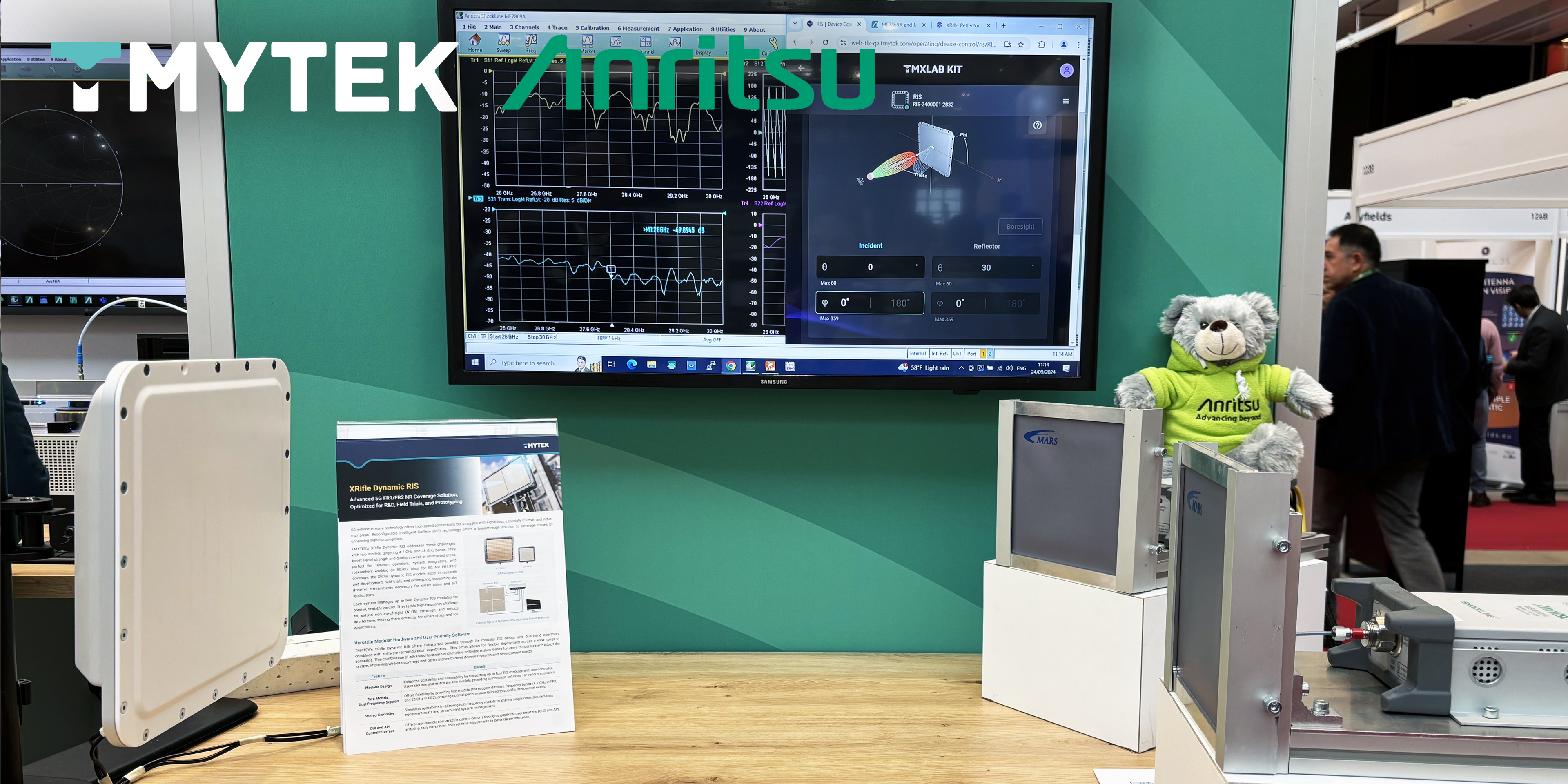 TMYTEK Reveals XRifle Dynamic RIS for Advanced 5G FR1/FR2 Coverage at EuMW 2024